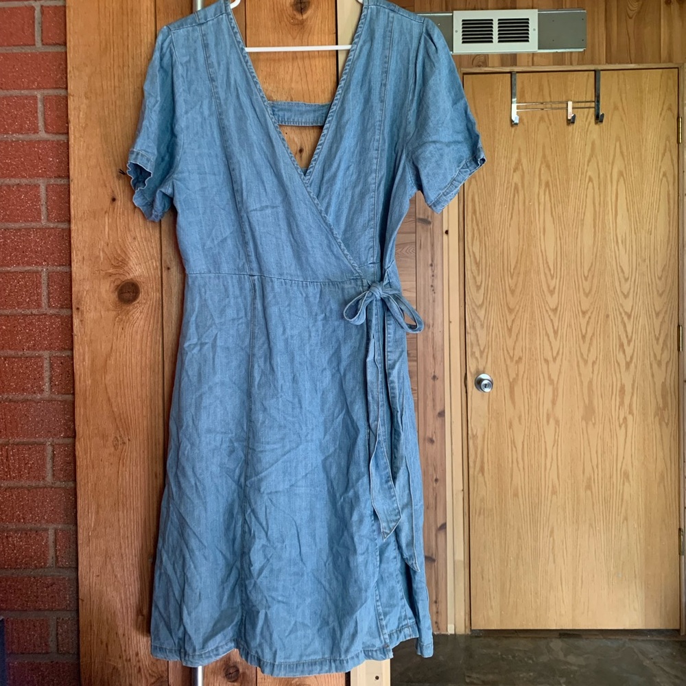 A Blue Rain brand size large side tie dress